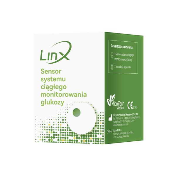 Linxcgm - Sensor systemu ciągłego monitorowania glukozy